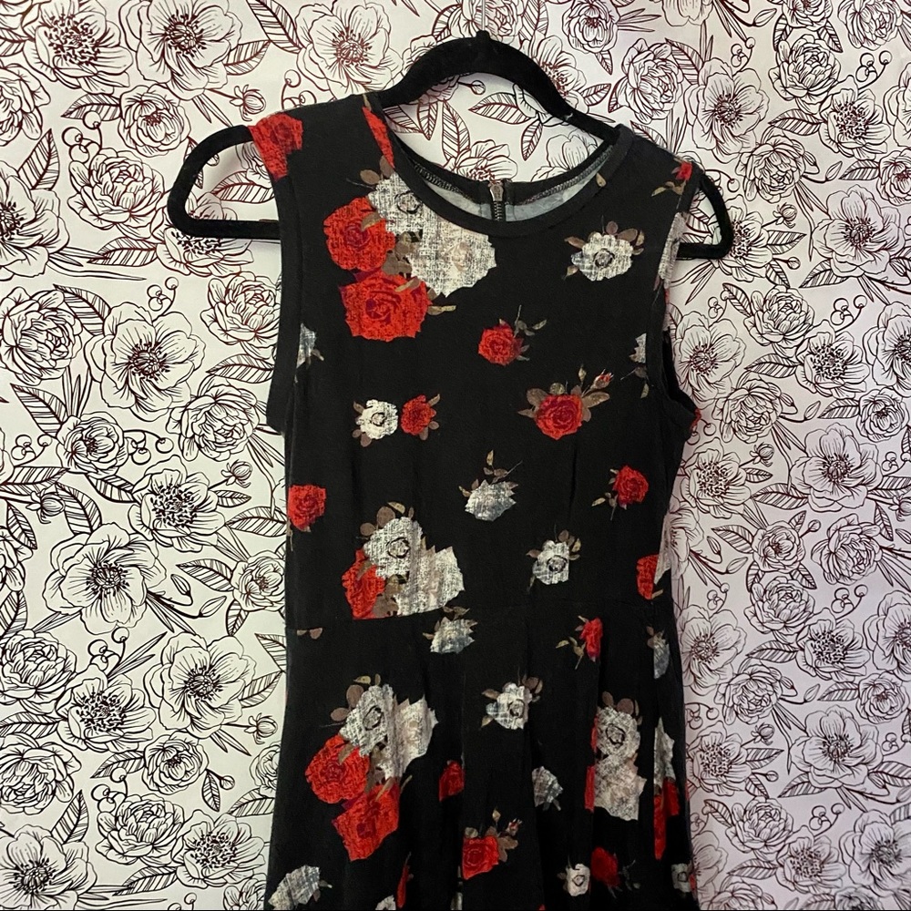 Vans Skater Dress with floral pattern